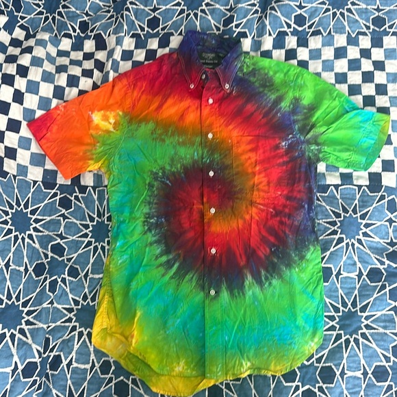 Gitman Brothers Other - GITMAN BROS. VINTAGE TIE-DYE SHORT SLEEVE BUTTON-DOWN
SIZE S, MADE IN USA.